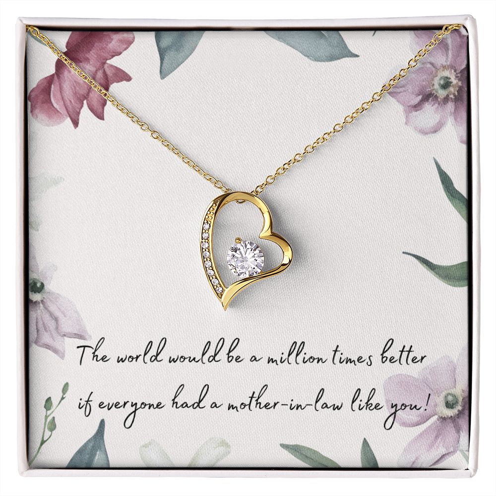 Forever Love Heart Necklace: Mother-in-law