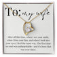 Forever Love Heart Necklace: After all this time