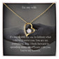 Forever Love Heart Necklace: To My Wife