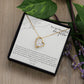 Forever Love Necklace: Beautiful Daughter - Love Dad