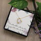 Forever Love Heart Necklace: Mother-in-law