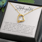 Forever Love Heart Necklace: Stepdaughter