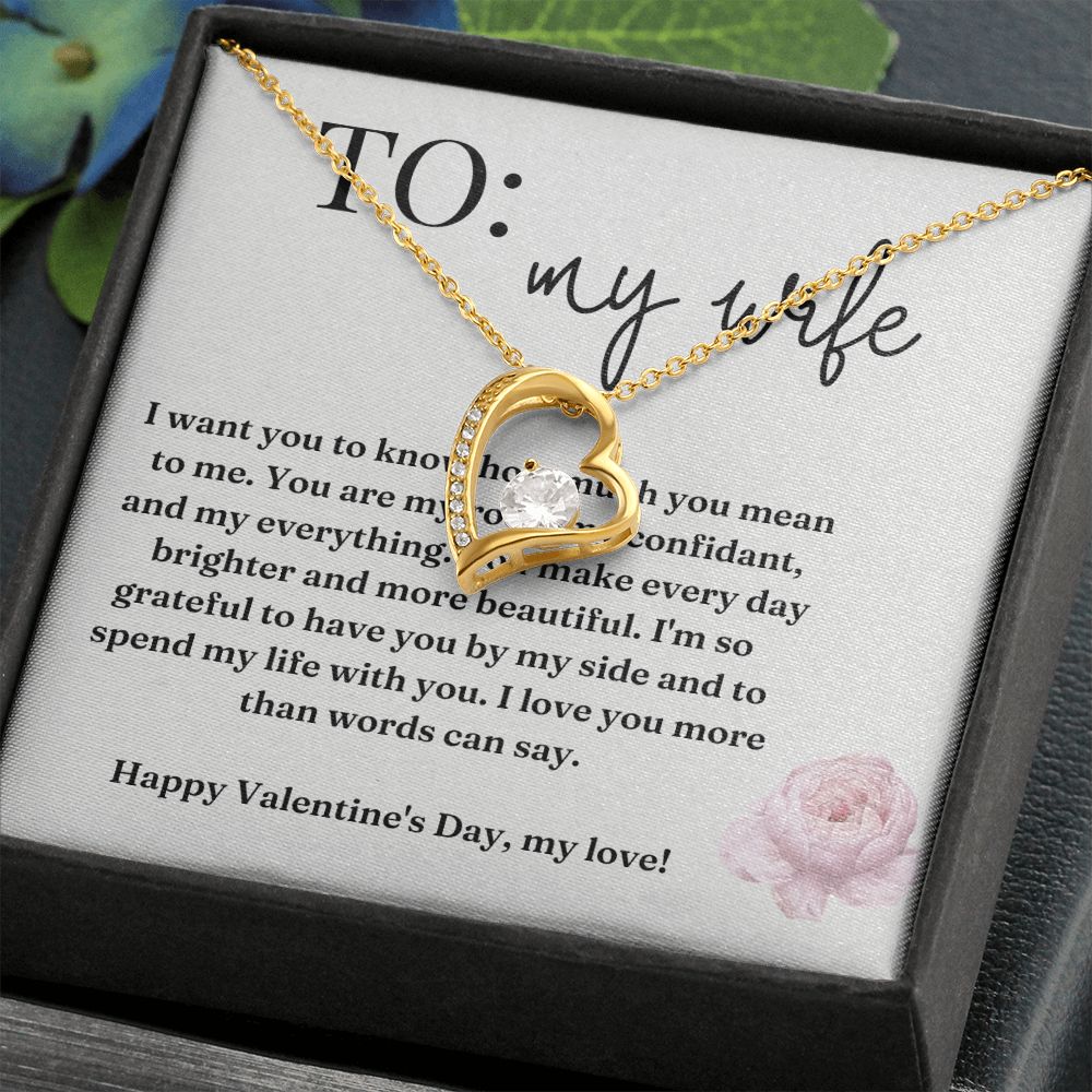 Forever Love Heart Necklace: I Want You To Know
