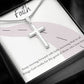 Stainless Steel Cross Necklace: Faith
