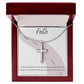 Stainless Steel Cross Necklace: Faith