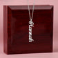 Vertical Custom Name Necklace (no message card included)